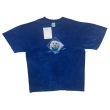 Load image into Gallery viewer, Vintage 90&#39;s Harlequin Seal Ocean Marine Wildlife Blue Tie Dye T-Shirt
