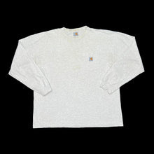 Load image into Gallery viewer, Early 00’s CARHARTT Mini Patch Logo Long Sleeve Cotton Pocket T-Shirt
