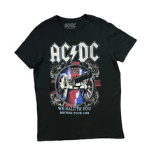 Load image into Gallery viewer, AC/DC &quot;We Salute You British Tour 1982&quot; Graphic Spellout Hard Rock Band T-Shirt

