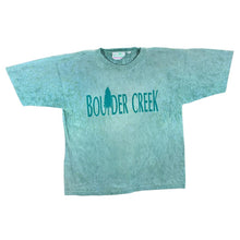 Load image into Gallery viewer, Vintage 90&#39;s Boulder Creek Souvenir Spellout Graphic Single Stitch Tie Dye T-Shirt

