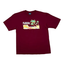 Load image into Gallery viewer, Early 00&#39;s FLORIDA Tropical Beach Souvenir Spellout Graphic T-Shirt
