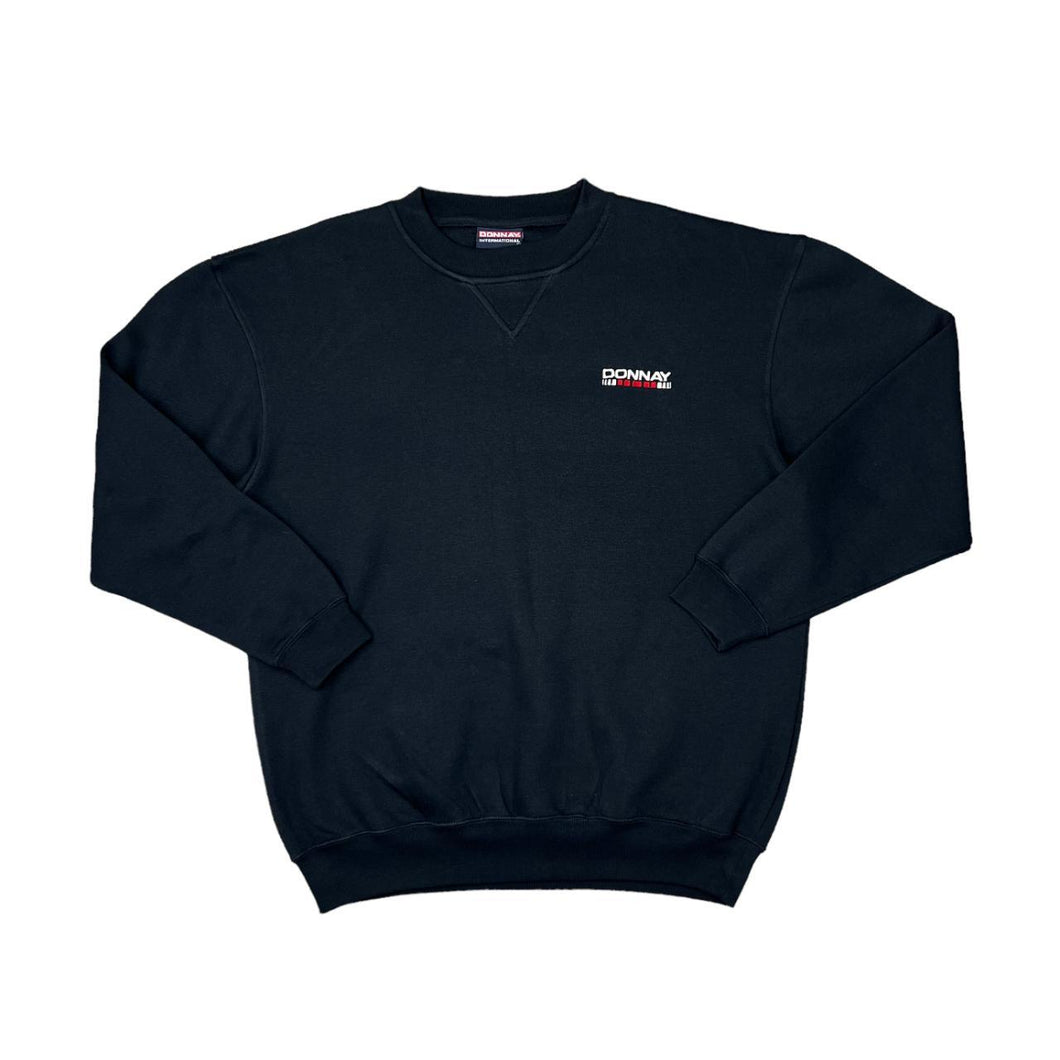 Early 00's DONNAY Classic Embroidered Mini Logo Spellout Crewneck Sweatshirt
