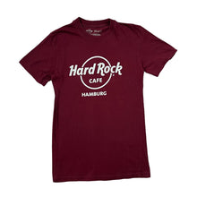 Load image into Gallery viewer, HARD ROCK CAFE &quot;Hamburg&quot; Classic Souvenir Logo Spellout Graphic T-Shirt
