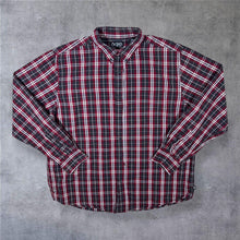 Load image into Gallery viewer, Chaps Classic Plaid Check Long Sleeve Button-Up Cotton Shirt

