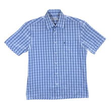 Load image into Gallery viewer, Vintage YVES SAINT LAURENT YSL Classic Plaid Check Pocket Logo Short Sleeve Button-Up Shirt

