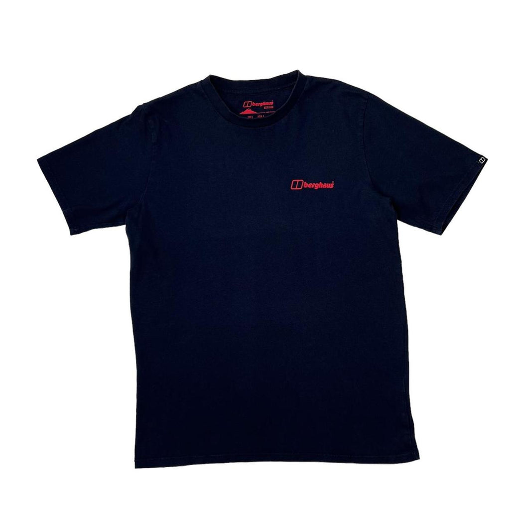 BERGHAUS Classic Basic Essential Mini Logo Spellout Graphic T-Shirt