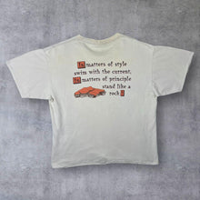 Load image into Gallery viewer, Vintage 90&#39;s Oneita &quot;CTR Attitude&quot; Novelty Graphic Cream Single Stitch T-Shirt
