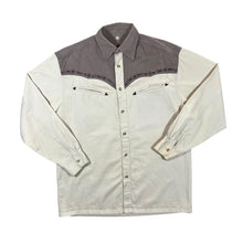 Load image into Gallery viewer, Vintage 90's Cowboy Western Embroidered Panel Cotton Long Sleeve Shirt
