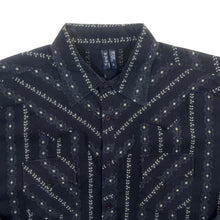 Load image into Gallery viewer, Vintage JACK Made In India Patterned Cowboy Western Cotton Long Sleeve Shirt
