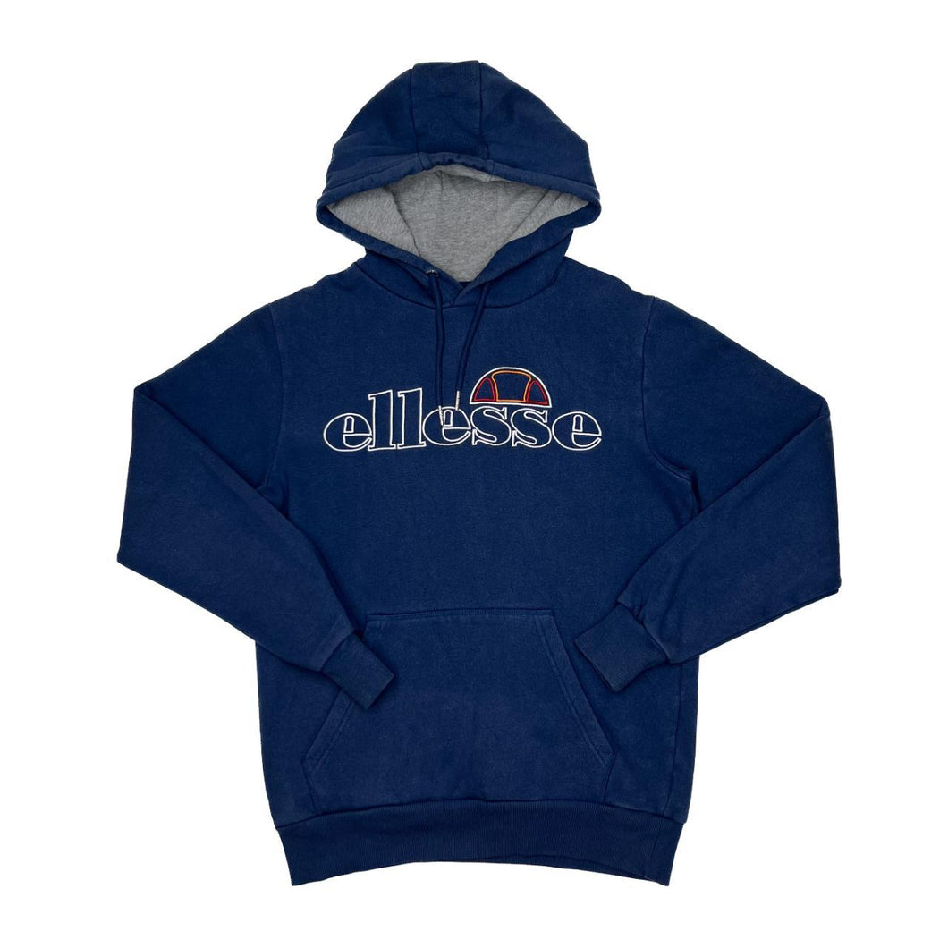 ELLESSE Classic Embroidered Big Logo Spellout Pullover Hoodie