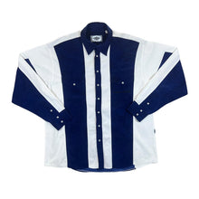 Load image into Gallery viewer, Vintage STARS &amp; STRIPED Colour Block Striped Cowboy Western Long Sleeve Shirt
