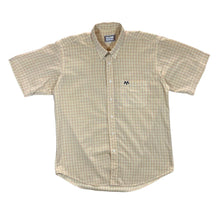 Load image into Gallery viewer, Vintage THOMAS BURBERRY Classic Plaid Check Pocket Logo Short Sleeve Button-Up  Shirt

