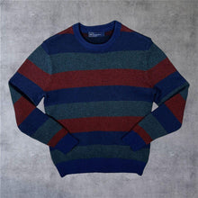 Load image into Gallery viewer, GAP Colour Block Lambswool Nylon Knit Crewneck Sweater Jumper
