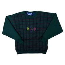 Load image into Gallery viewer, Vintage LXIV By Stylo &quot;Golf&quot; Embroidered Check ISO Thermal Windbreaker Lined Jumper
