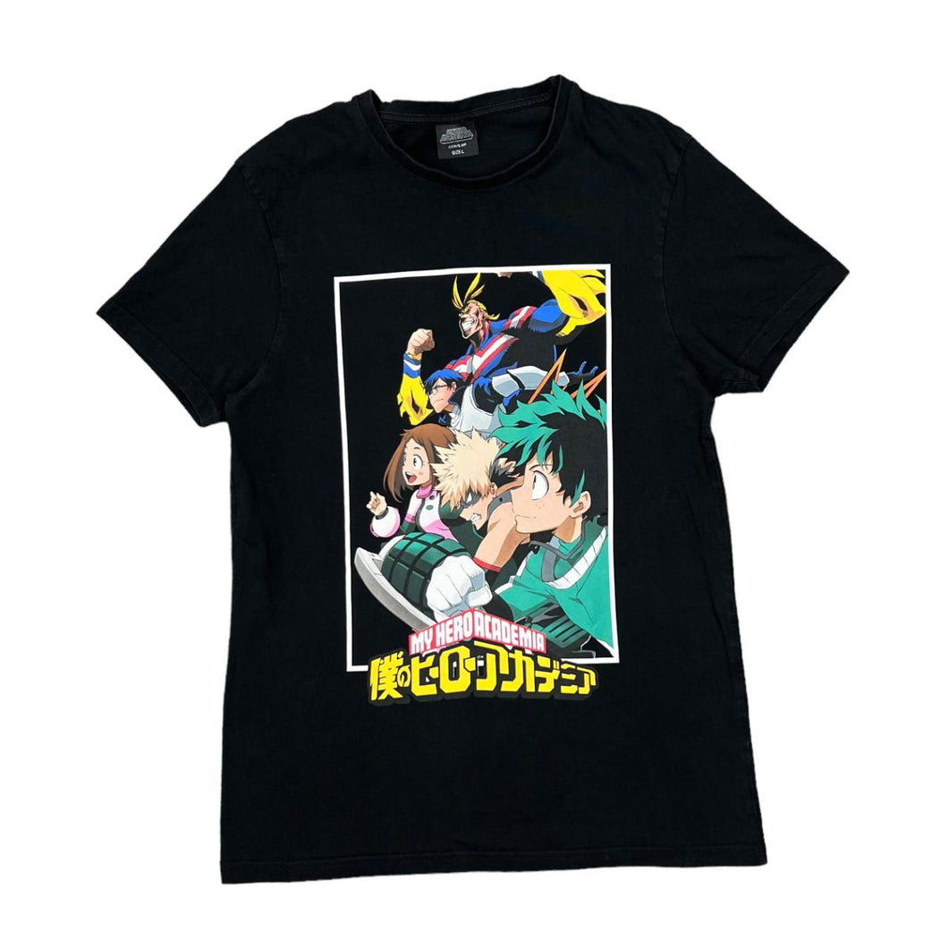 MY HERO ACADEMIA Anime Manga Cartoon TV Show Spellout Graphic T-Shirt