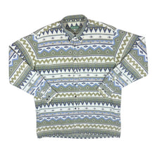 Load image into Gallery viewer, Vintage 90&#39;s ATLANTES Aztec Patterned Long Sleeve Button-Up Flannel Shirt
