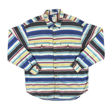 Load image into Gallery viewer, Arrow River Multi Colour Blanket Striped Long Sleeve Flannel Cotton Shirt
