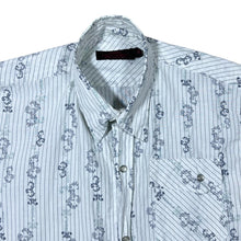 Load image into Gallery viewer, Vintage Kilimanjaro Paisley Filigree Patterned Cowboy Western Popper Short Sleeve Shirt
