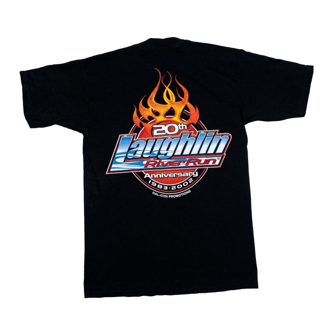 LAUGHLIN RIVER RUN “1983 - 2002” 50th Anniversary Souvenir Graphic T-Shirt