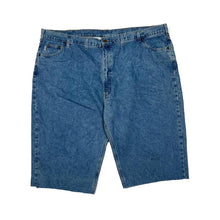 Load image into Gallery viewer, CARHARTT “Relaxed Fit” Heavy Blue Denim Reworked Cutoff Shorts
