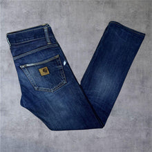 Load image into Gallery viewer, Carhartt "Klondike Pant II" Blue Denim Regular Tapered Fit Jeans

