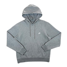Load image into Gallery viewer, NIKE Classic Embroidered Mini Logo Grey Pullover Hoodie
