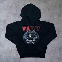 Load image into Gallery viewer, Bravado Volbeat Logo Spellout Graphic Hard Rock Music Band Black Pullover Hoodie
