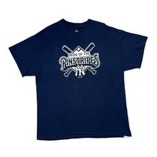 Load image into Gallery viewer, Majestic MLB NEW YORK YANKEES &quot;Pride Of The Pinstripes&quot; Baseball Spellout Graphic T-Shirt
