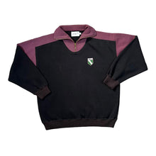 Load image into Gallery viewer, Vintage DASH CLUB &quot;Alpine&quot; Embroidered Mini Patch Colour Block 1/4 Zip Pullover Sweatshirt

