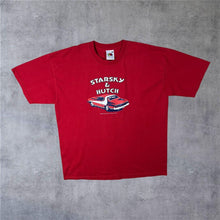 Load image into Gallery viewer, Vintage Starsky &amp; Hutch (2003) Video Game Movie Graphic Red Cotton T-Shirt
