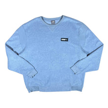 Load image into Gallery viewer, PUMA Classic Mini Logo Blue Fleece Crewneck Sweatshirt
