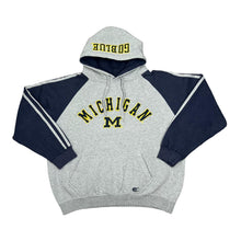 Load image into Gallery viewer, Vintage Colosseum NCAA MICHIGAN WOLVERINES &quot;Go Blue&quot; Embroidered College Spellout Pullover Hoodie
