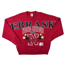 Load image into Gallery viewer, Vintage NCAA Nebraska Huskers &quot;Champions 1994&quot; College Red Crewneck Sweatshirt
