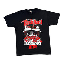 Load image into Gallery viewer, ROCK HARD FESTIVAL (2014) &quot;Headbangers Unite!&quot; Heavy Metal Hard Rock Music Band Festival Souvenir T-Shirt
