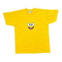 Load image into Gallery viewer, SPONGEBOB SQUAREPANTS (2006) Nickelodeon Character Cartoon TV Show Graphic Yellow T-Shirt
