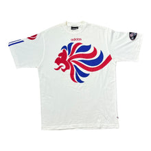 Load image into Gallery viewer, Vintage Adidas GREAT BRITAIN OLYMPIC TEAM Embroidered Logo Spellout Graphic T-Shirt
