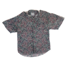 Load image into Gallery viewer, Vintage 90's Civvies By Propeller Mod Paisley Patterned Viscose Short Sleeve Shirt
