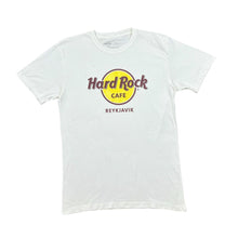 Load image into Gallery viewer, HARD ROCK CAFE &quot;Reykjavik&quot; Classic Souvenir Logo Spellout Graphic T-Shirt
