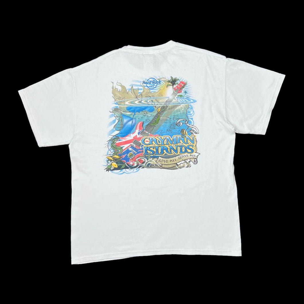 HARD ROCK CAFE “Cayman Islands” Souvenir Spellout Graphic T-Shirt