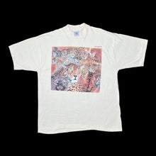 Load image into Gallery viewer, Vintage 90’s PURE ART “Respect” Big Cat Animal Nature Wildlife Graphic Single Stitch T-Shirt
