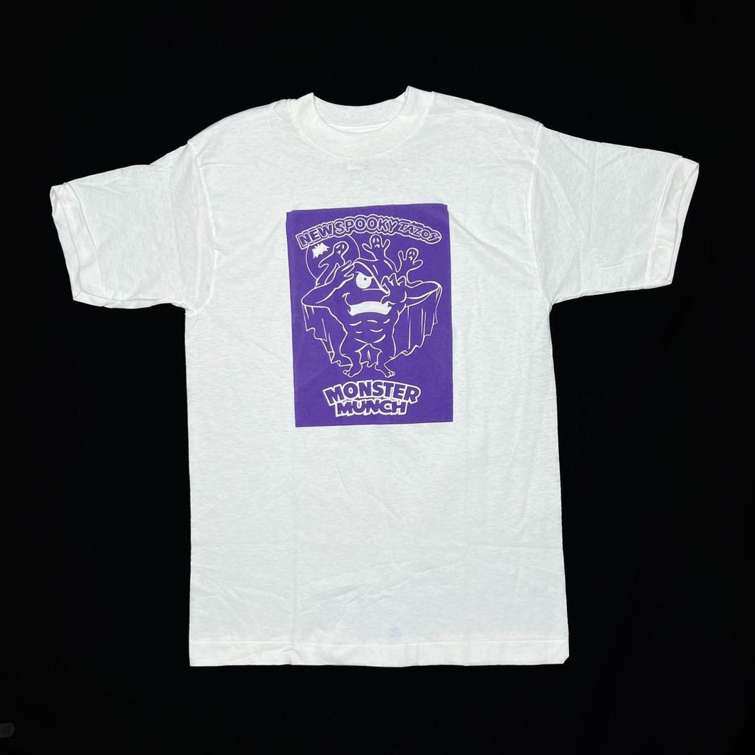 Vintage 90’s Screen Stars MONSTER MUNCH “New Spooky Tazos” Crisps Promo Single Stitch T-Shirt