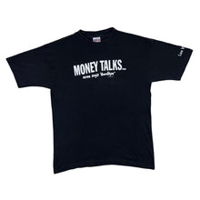 Load image into Gallery viewer, Vintage MONEY TALKS &quot;Mine Says Goodbye&quot; Las Vegas Souvenir Novelty Slogan Graphic T-Shirt
