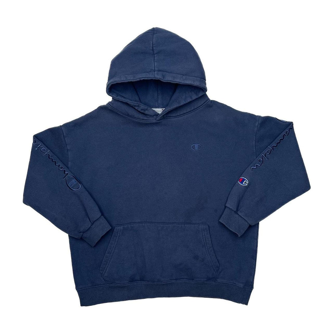 CHAMPION Classic Embroidered Logo Spellout Pullover Hoodie
