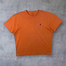 Load image into Gallery viewer, Polo Ralph Lauren Essential Embroidered Mini Logo Short Sleeve Orange T-Shirt
