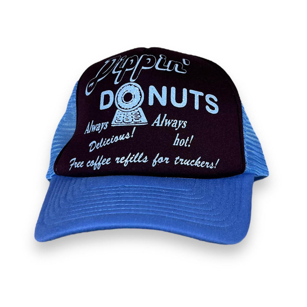 Vintage DIPPIN' DONUTS Souvenir Graphic Mesh Trucker Baseball Cap