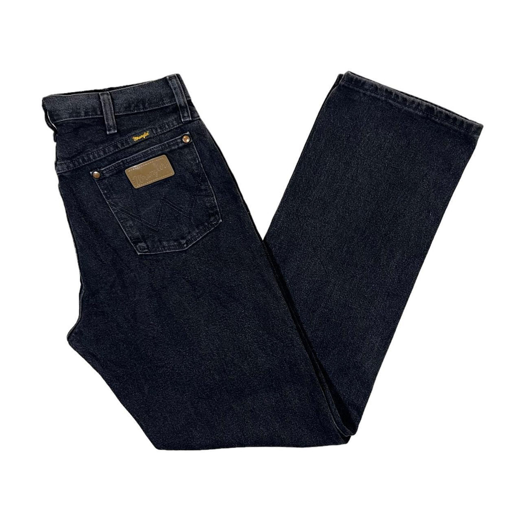 Early 00's WRANGLER Classic Black Denim Straight Leg Jeans