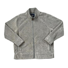 Load image into Gallery viewer, BOSTON CREW Classic Grey Soft Touch Sherpa Zip Fleece Sweatshirt Jacket
