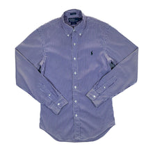 Load image into Gallery viewer, Vintage POLO RALPH LAUREN &quot;Slim Fit&quot; 120&#39;s 2 Ply Striped Long Sleeve Button-Up Shirt
