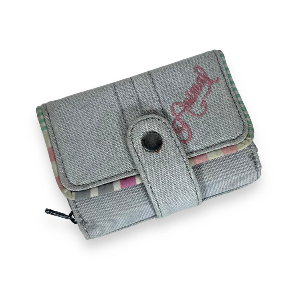 Early 00's ANIMAL Embroidered Logo Surfer Skater Y2K Wallet