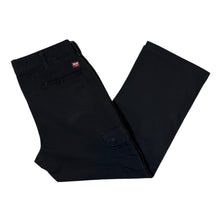 Load image into Gallery viewer, RED KAP Classic Straight Leg Black Workwear Cargo Pants Trousers
